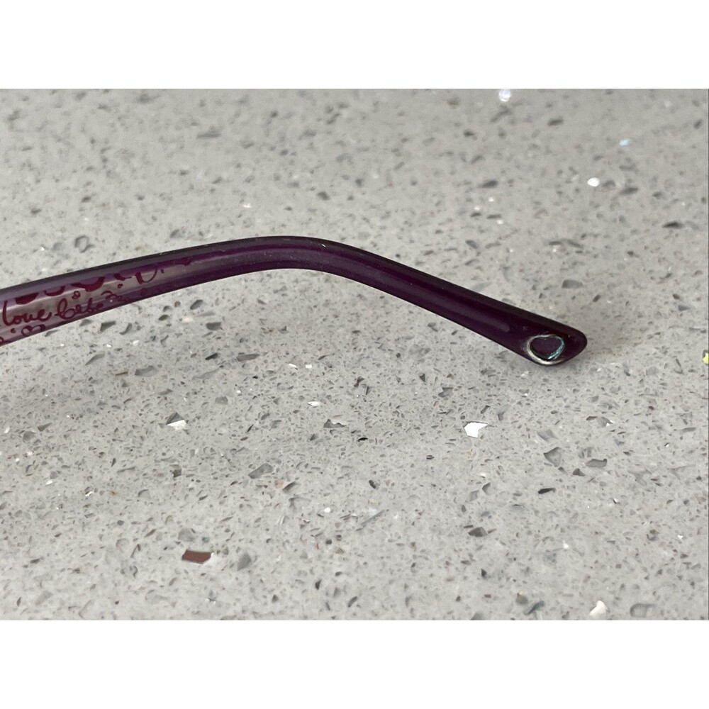 Bebe Eyeglasses Frames Only Bashful Bb5027 Plum 4… - image 6